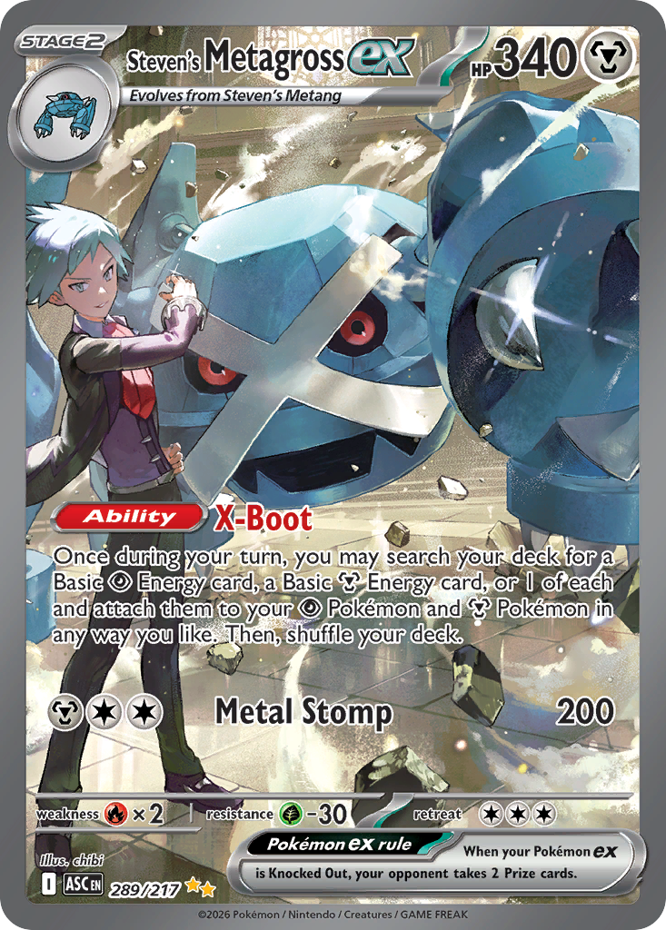 Steven's Metagross ex - Ascended Heroes #289