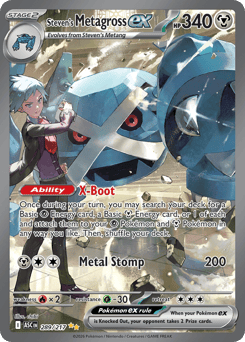 Steven's Metagross ex - Ascended Heroes 289 Pokemon TCG Card