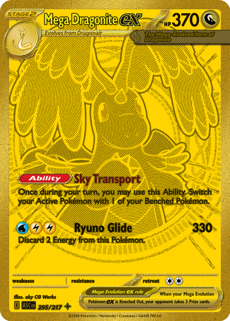 Mega Dragonite ex - Ascended Heroes #295