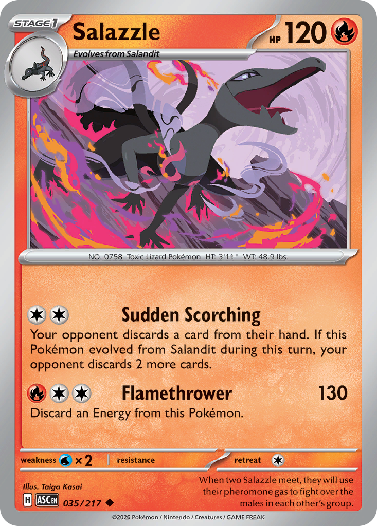 Salazzle - Ascended Heroes #35