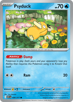 Psyduck - Ascended Heroes 39 Pokemon TCG Card