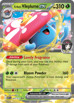 Erika's Vileplume ex - Ascended Heroes 3 Pokemon TCG Card
