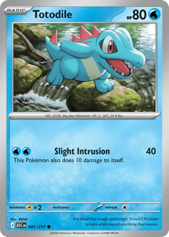 Totodile - Ascended Heroes 41 Pokemon TCG Card
