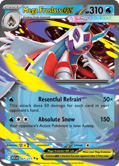 Mega Froslass ex - Ascended Heroes 47 Pokemon TCG Card