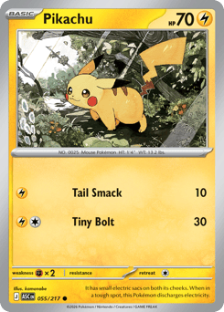 Pikachu - Ascended Heroes 55 Pokemon TCG Card