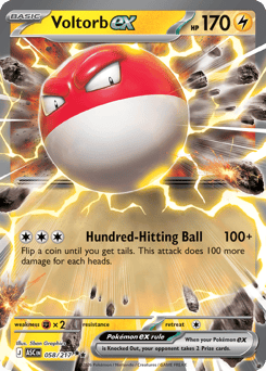 Voltorb ex - Ascended Heroes 58 Pokemon TCG Card