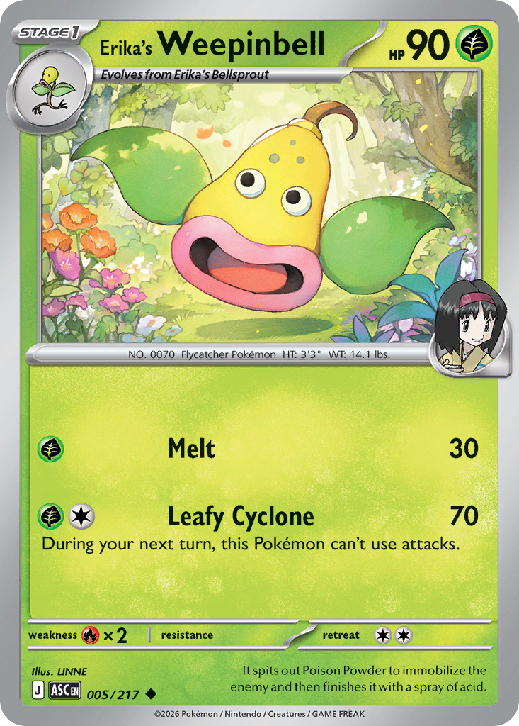 Erika's Weepinbell - Ascended Heroes #5