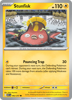 Stunfisk - Ascended Heroes 62 Pokemon TCG Card