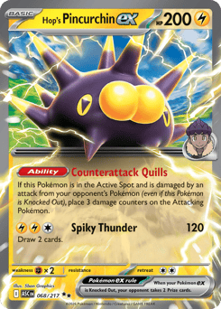 Hop's Pincurchin ex - Ascended Heroes 68 Pokemon TCG Card