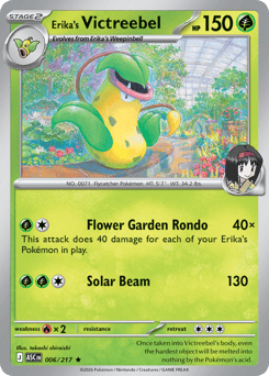 Erika's Victreebel - Ascended Heroes 6 Pokemon TCG Card