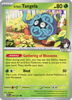 Erika's Tangela - Ascended Heroes 7 Pokemon TCG Card