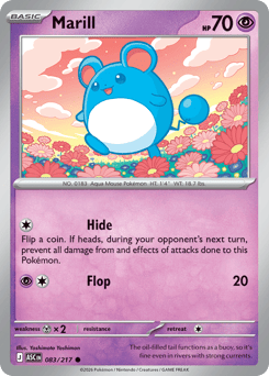 Marill - Ascended Heroes 83 Pokemon TCG Card