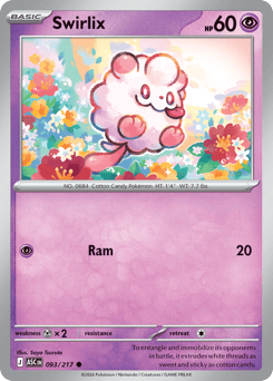 Swirlix - Ascended Heroes 93 Pokemon TCG Card