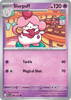 Slurpuff - Ascended Heroes 94 Pokemon TCG Card