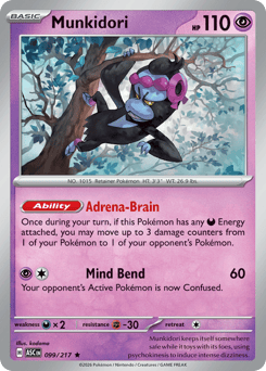 Munkidori - Ascended Heroes 99 Pokemon TCG Card