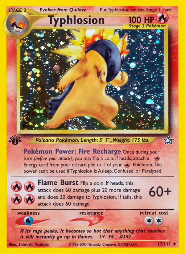 Typhlosion - Neo Genesis #17