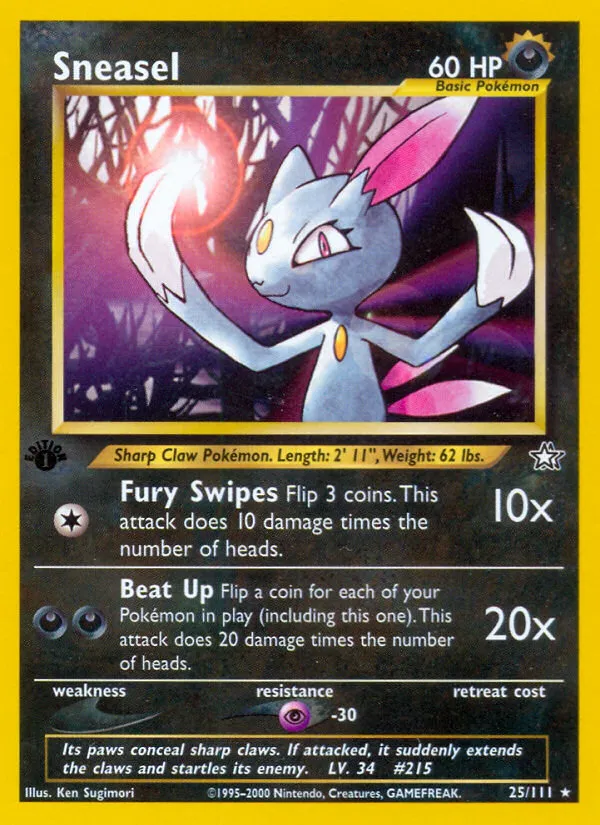 Sneasel - Neo Genesis #25