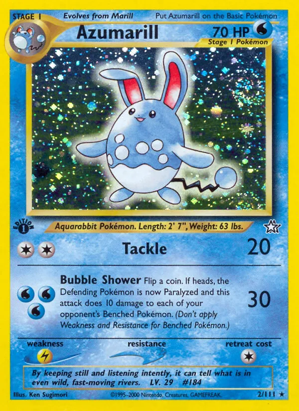 Azumarill - Neo Genesis #2
