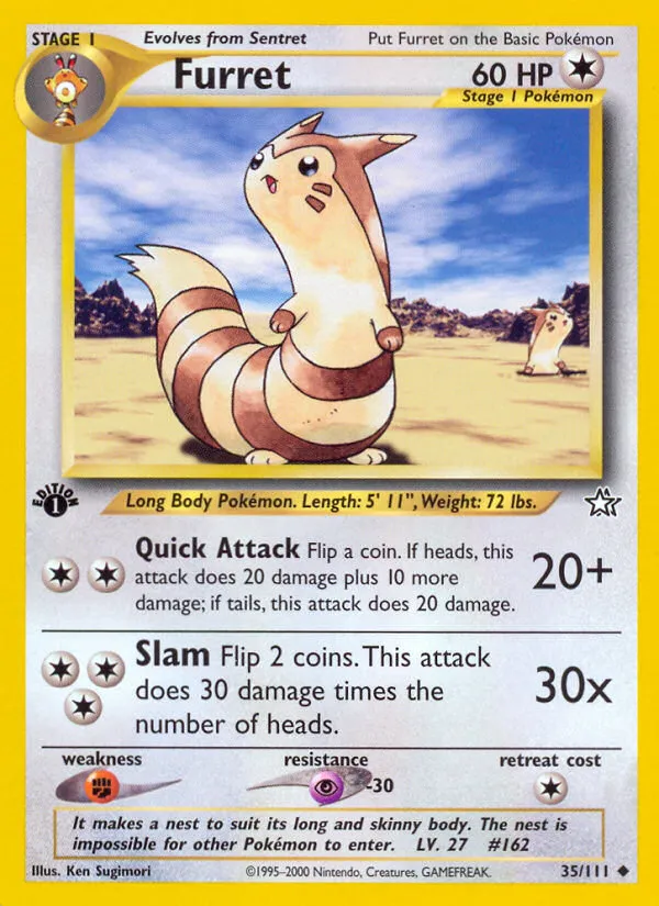 Furret - Neo Genesis #35