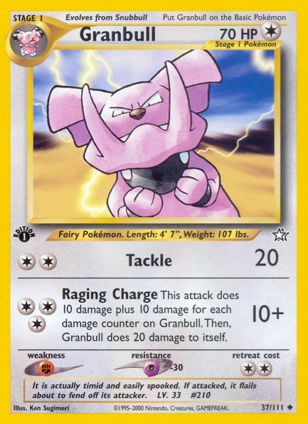 Granbull - Neo Genesis #37