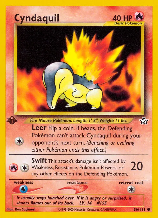 Cyndaquil - Neo Genesis #56