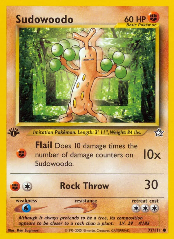 Sudowoodo - Neo Genesis #77