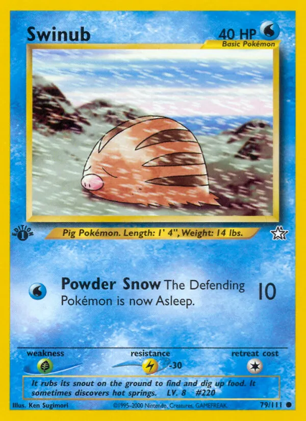 Swinub - Neo Genesis #79