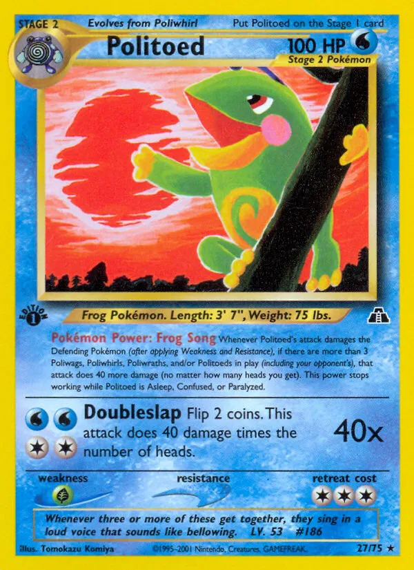 Politoed - Neo Discovery #27