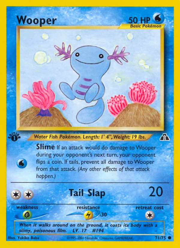 Wooper - Neo Discovery #71