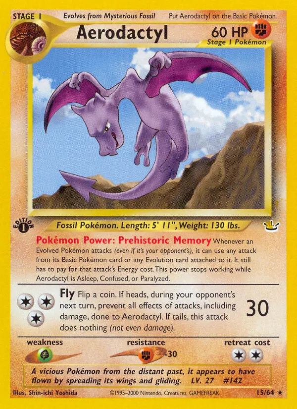 Aerodactyl - Neo Revelation #15