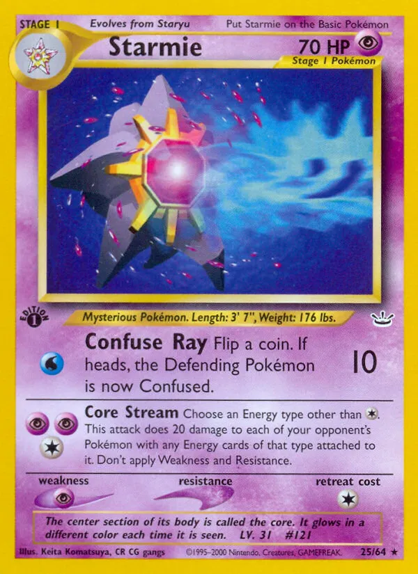 Starmie - Neo Revelation #25