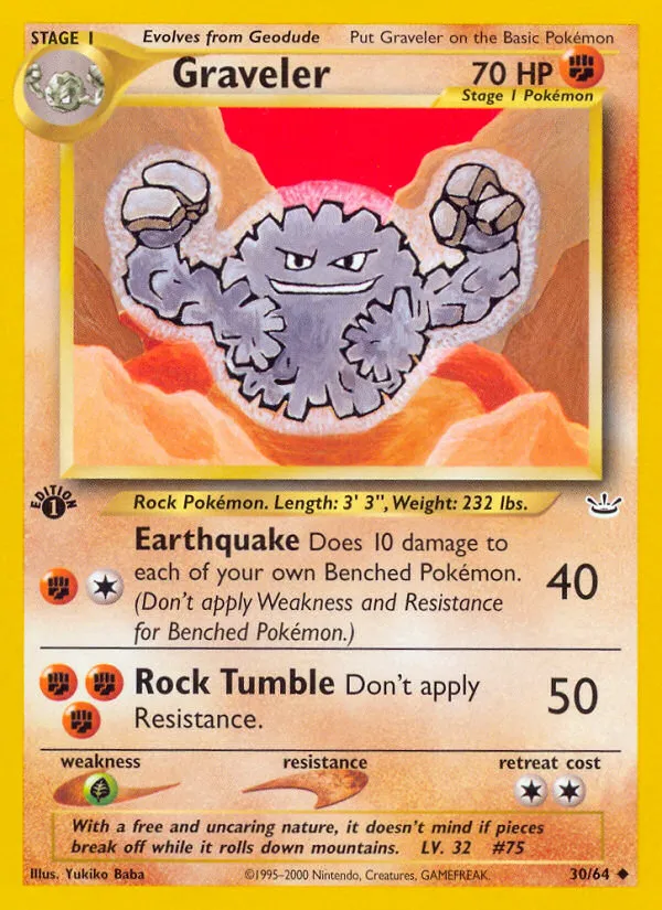 Graveler - Neo Revelation #30