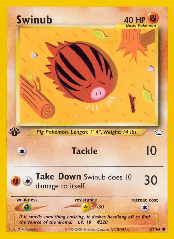 Swinub - Neo Revelation #57