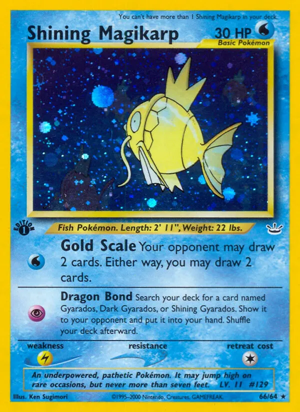Shining Magikarp - Neo Revelation #66