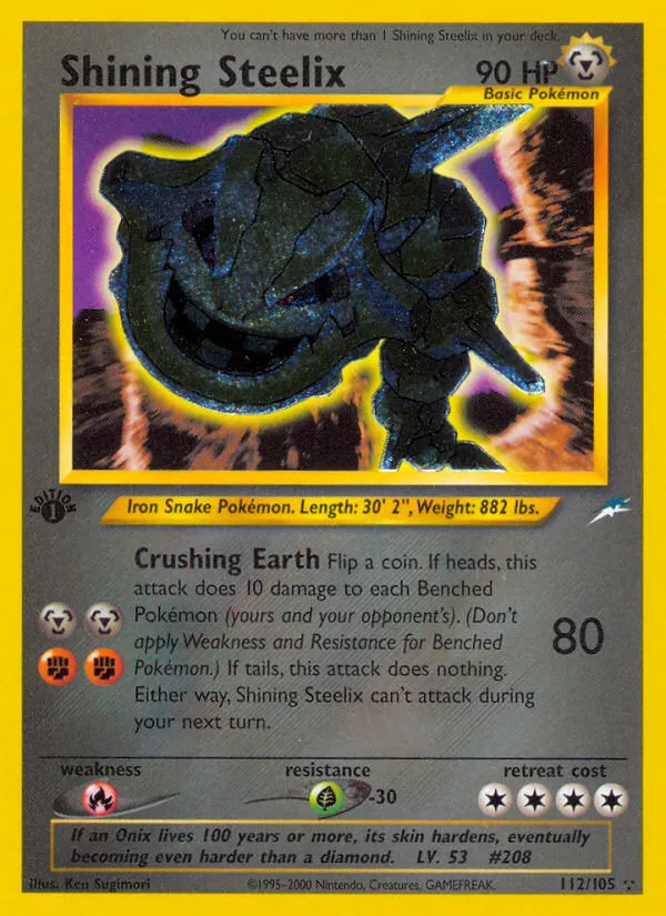 Shining Steelix - Neo Destiny #112