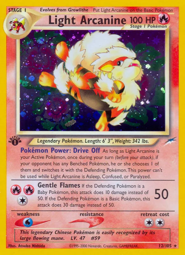 Light Arcanine - Neo Destiny #12