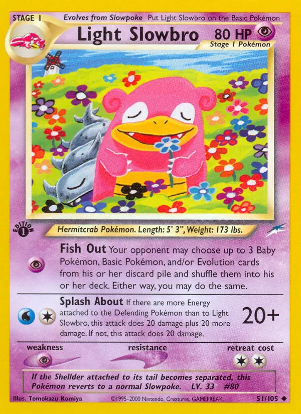 Light Slowbro - Neo Destiny #51