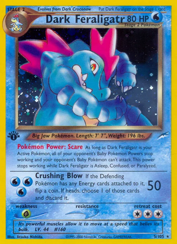 Dark Feraligatr - Neo Destiny #5