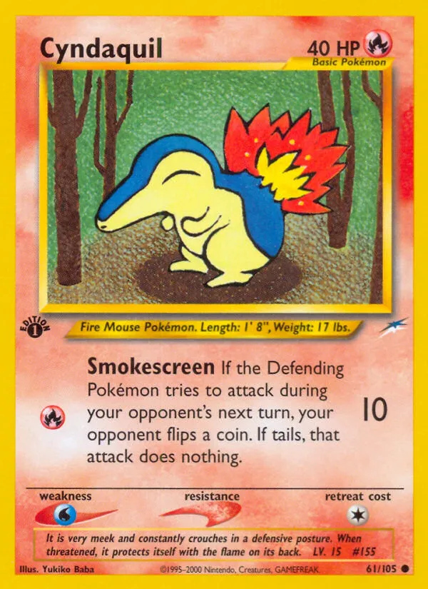 Cyndaquil - Neo Destiny #61