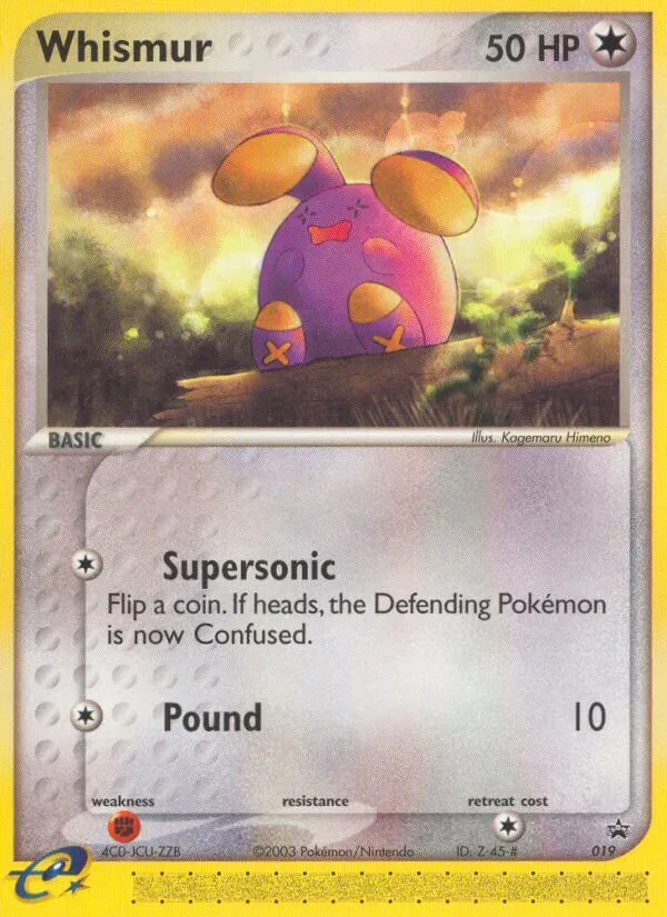 Whismur - Nintendo Black Star Promos #19