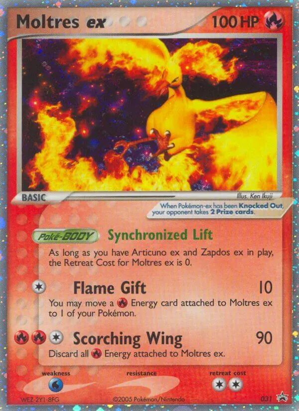 Moltres ex - Nintendo Black Star Promos #31
