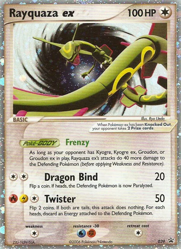 Rayquaza ex - Nintendo Black Star Promos #39