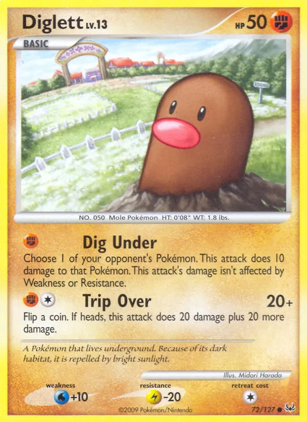 Diglett - Platinum #72