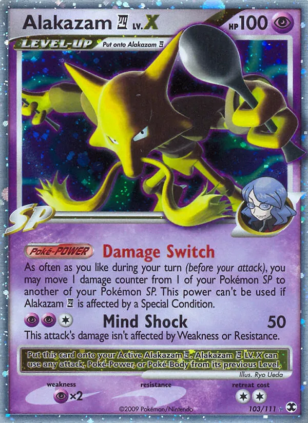 Alakazam E4 LV.X - Rising Rivals #103