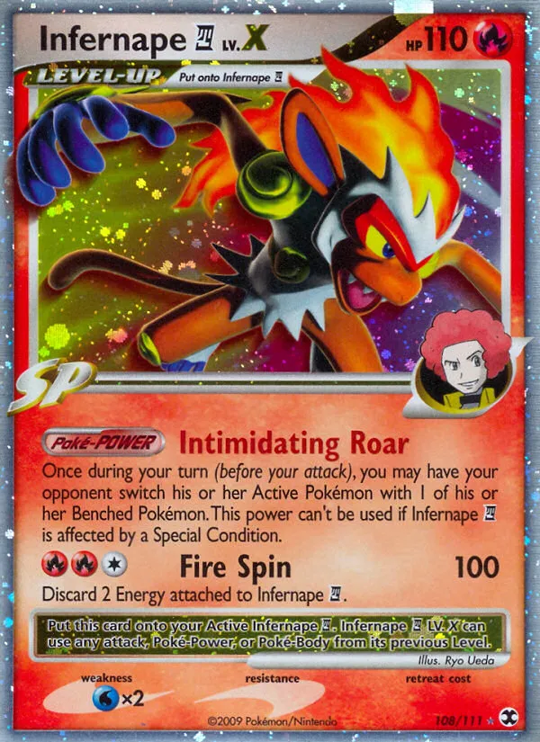 Infernape E4 LV.X - Rising Rivals #108