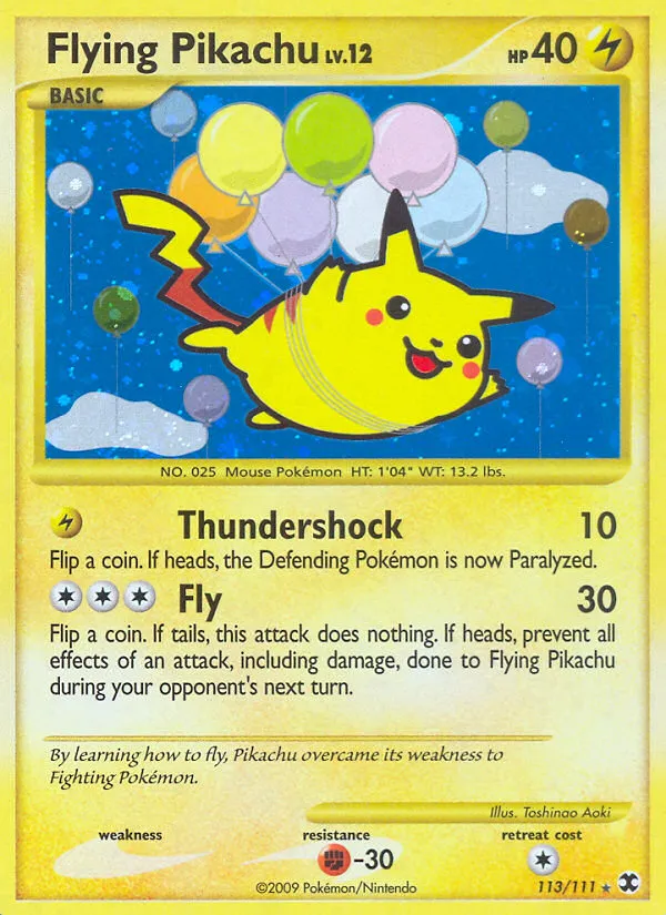 Flying Pikachu - Rising Rivals #113