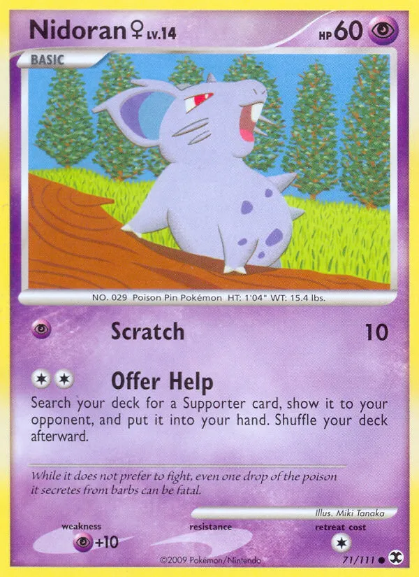 Nidoran ♀ - Rising Rivals #71