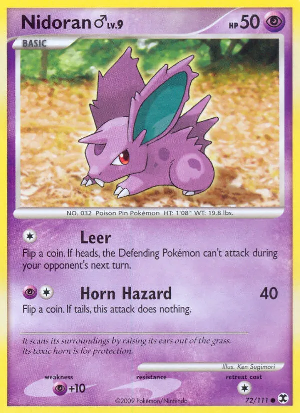 Nidoran ♂ - Rising Rivals #72