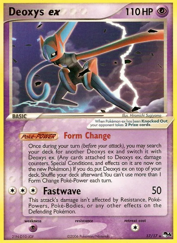 Deoxys ex - POP Series 4 #17