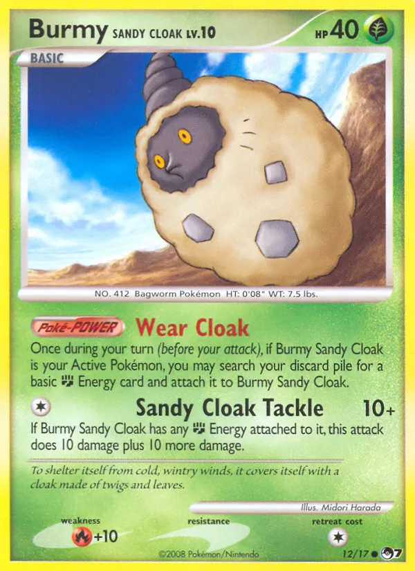 Burmy Sandy Cloak - POP Series 7 #12